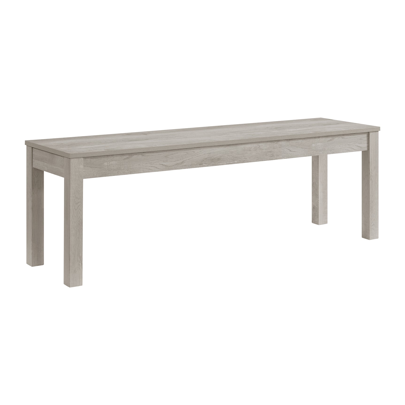 Eleanor Dining Bench in White - Tampa Furniture Outlet