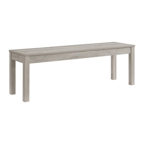 Eleanor Dining Bench in White - Tampa Furniture Outlet