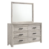 Eleanor Dresser & Mirror Set in White - Tampa Furniture Outlet