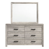 Eleanor Dresser & Mirror Set in White - Tampa Furniture Outlet