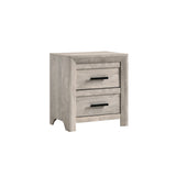 Eleanor 2-Drawer Nightstand in White - Tampa Furniture Outlet