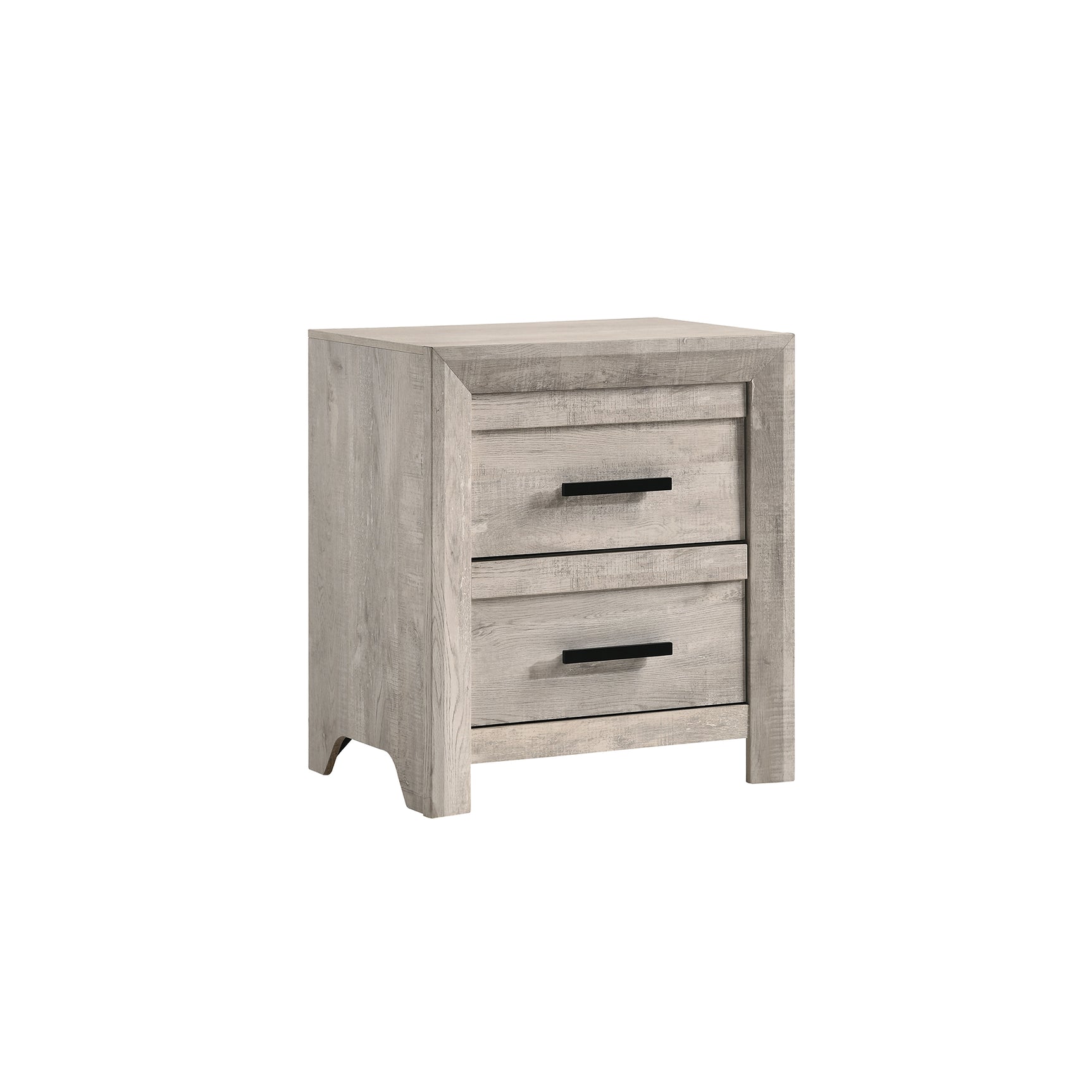 Eleanor 2-Drawer Nightstand in White - Tampa Furniture Outlet