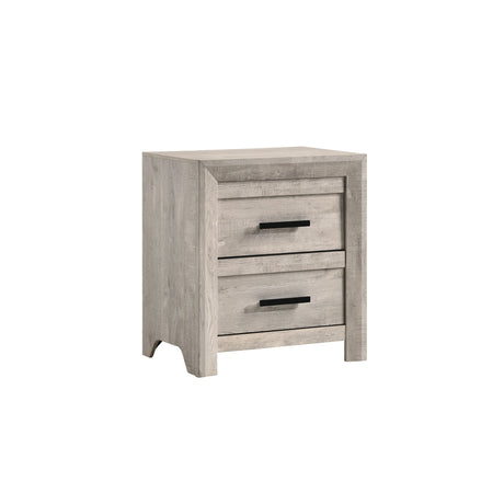 Eleanor 2-Drawer Nightstand in White - Tampa Furniture Outlet