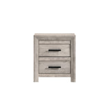 Eleanor 2-Drawer Nightstand in White - Tampa Furniture Outlet