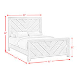 Eleanor Queen Bed in White - Tampa Furniture Outlet