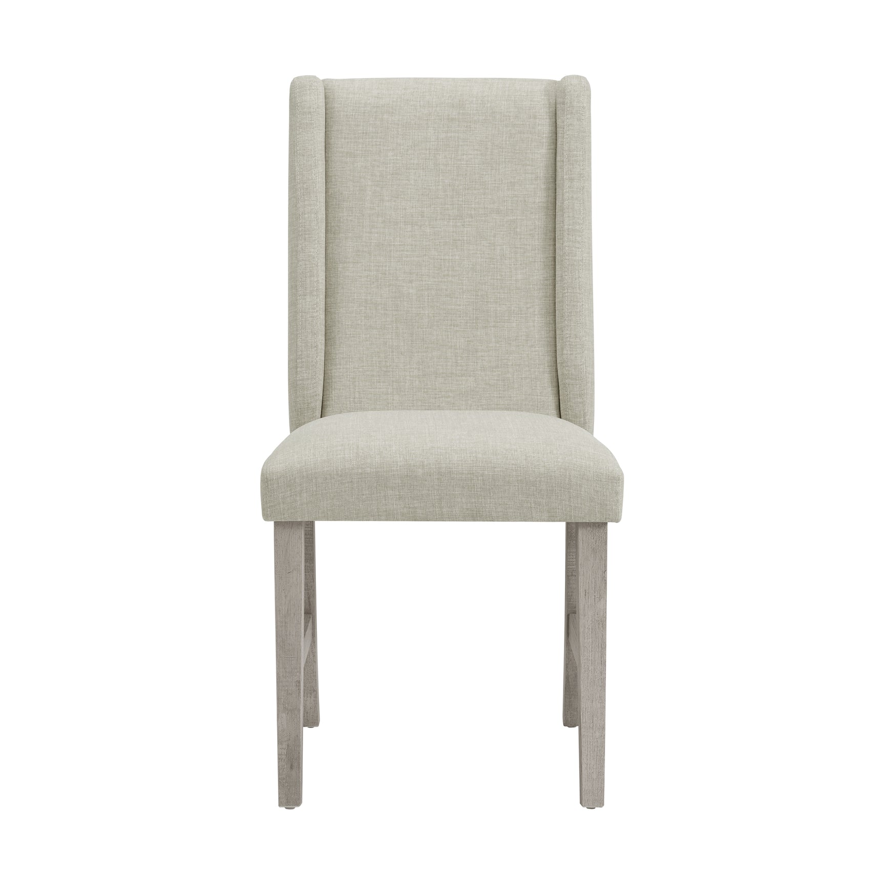 Eleanor Dining Side Chair with Heirloom Fabric in White (2 Per Carton) - Tampa Furniture Outlet