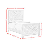 Eleanor Twin Bed in Mocha Grey - Tampa Furniture Outlet