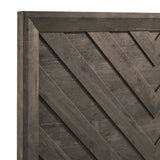 Eleanor King Bed in Mocha Grey - Tampa Furniture Outlet