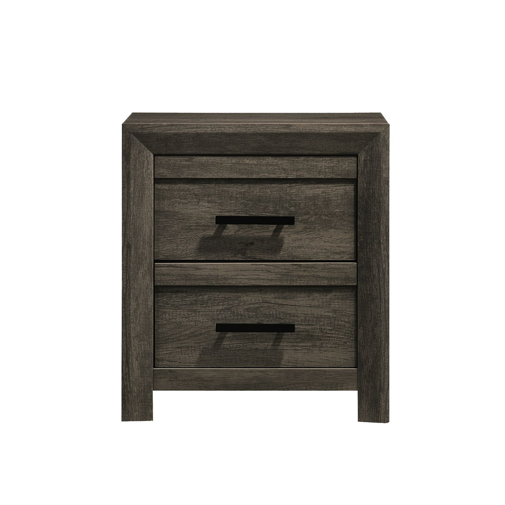 Eleanor 2-Drawer Nightstand in Mocha Grey - Tampa Furniture Outlet