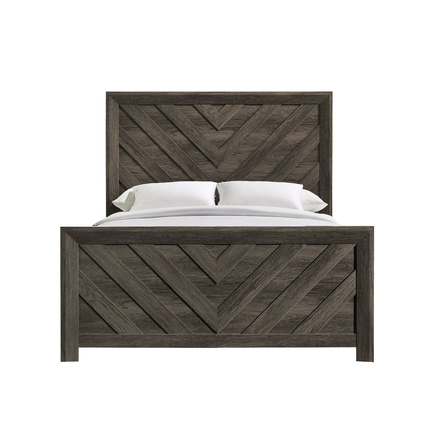 Eleanor Queen Bed in Mocha Grey - Tampa Furniture Outlet