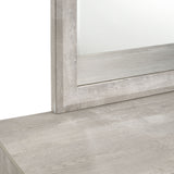 Ellen Dresser & Mirror Set White - Tampa Furniture Outlet