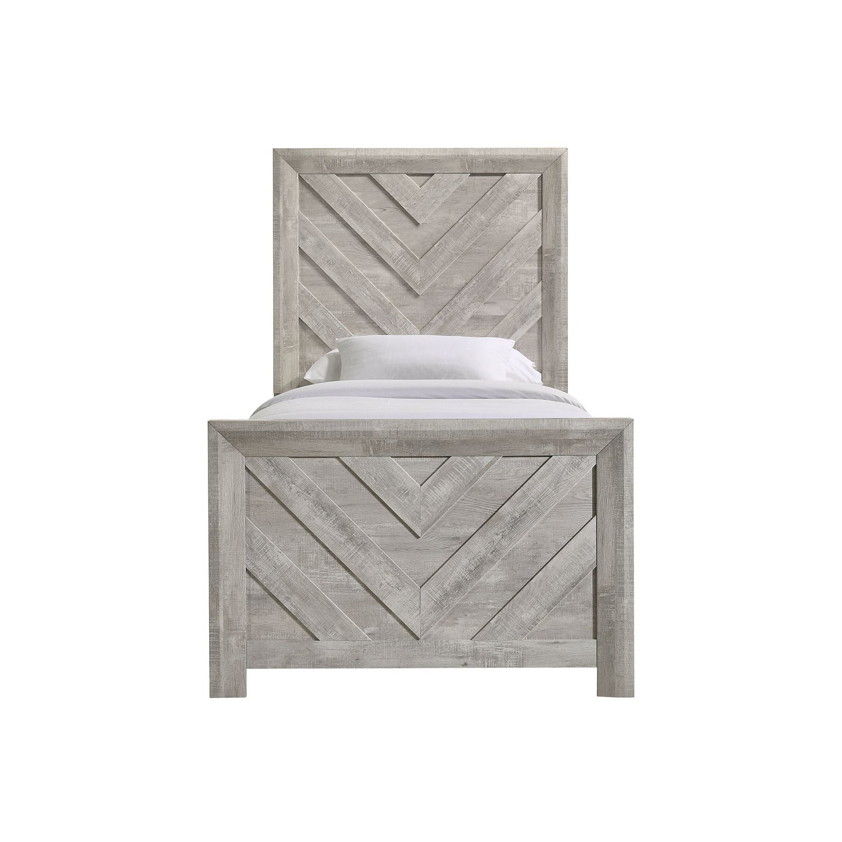 Ellen Twin Bed White - Tampa Furniture Outlet