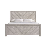 Ellen King Bed White - Tampa Furniture Outlet