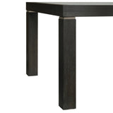 Elodie Counter Table with Glass in Charcoal - Tampa Furniture Outlet