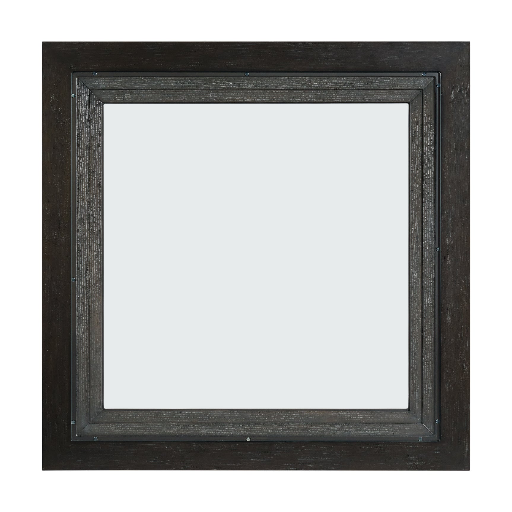 Elodie Counter Table with Glass in Charcoal - Tampa Furniture Outlet