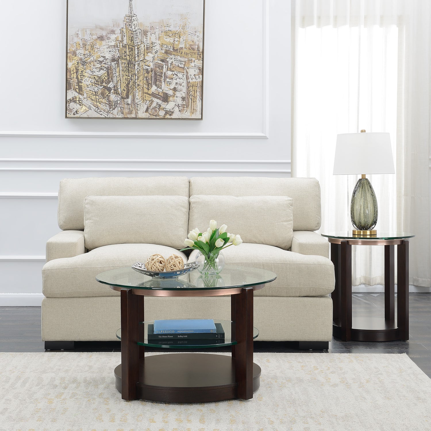 Elsa Coffee Table Dark 3A packaging – SKU CEL100CTE | Elements