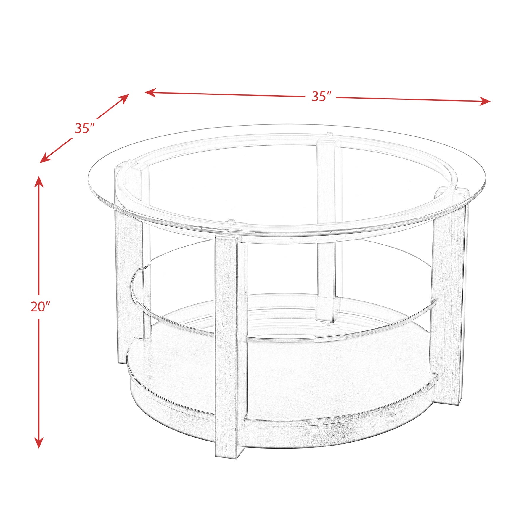 Elsa Coffee Table Dark 3A packaging - Tampa Furniture Outlet
