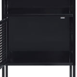 Ember Nightstand (C-1094) BLACK NIGHTSTAND W/ USB