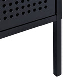 Ember Nightstand (C-1094) BLACK NIGHTSTAND W/ USB - Tampa Furniture Outlet
