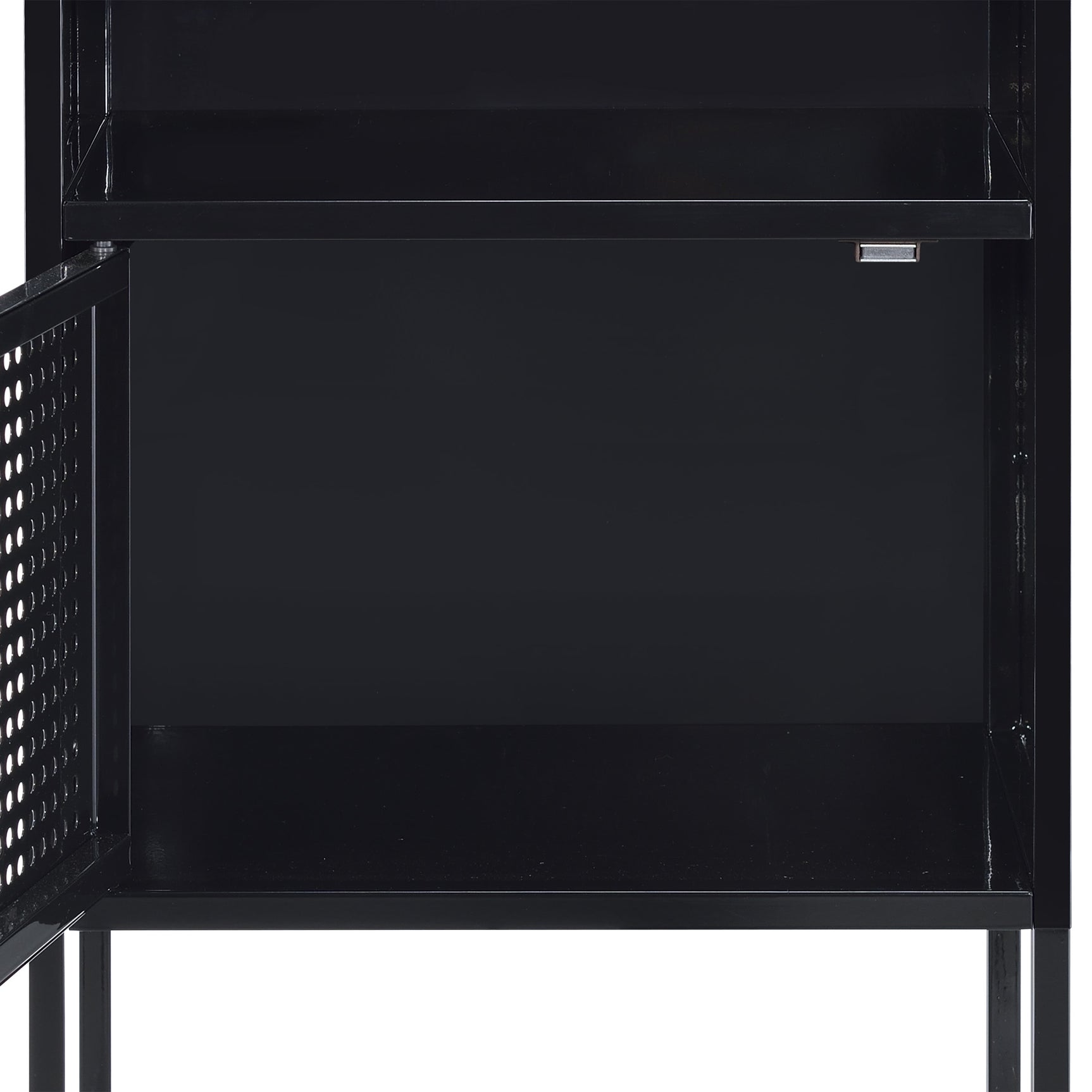 Ember Nightstand (C-1094) BLACK NIGHTSTAND W/ USB - Tampa Furniture Outlet