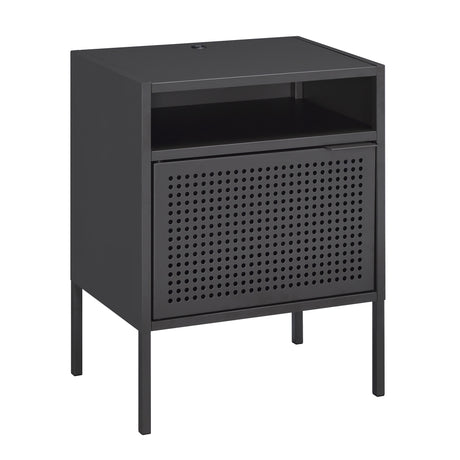 Ember Nightstand (C-1094) GREY NIGHTSTAND W/ USB - Tampa Furniture Outlet