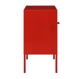 Ember Nightstand (C-1094) RED NIGHTSTAND W/ USB - Tampa Furniture Outlet