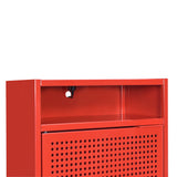 Ember Nightstand (C-1094) RED NIGHTSTAND W/ USB - Tampa Furniture Outlet
