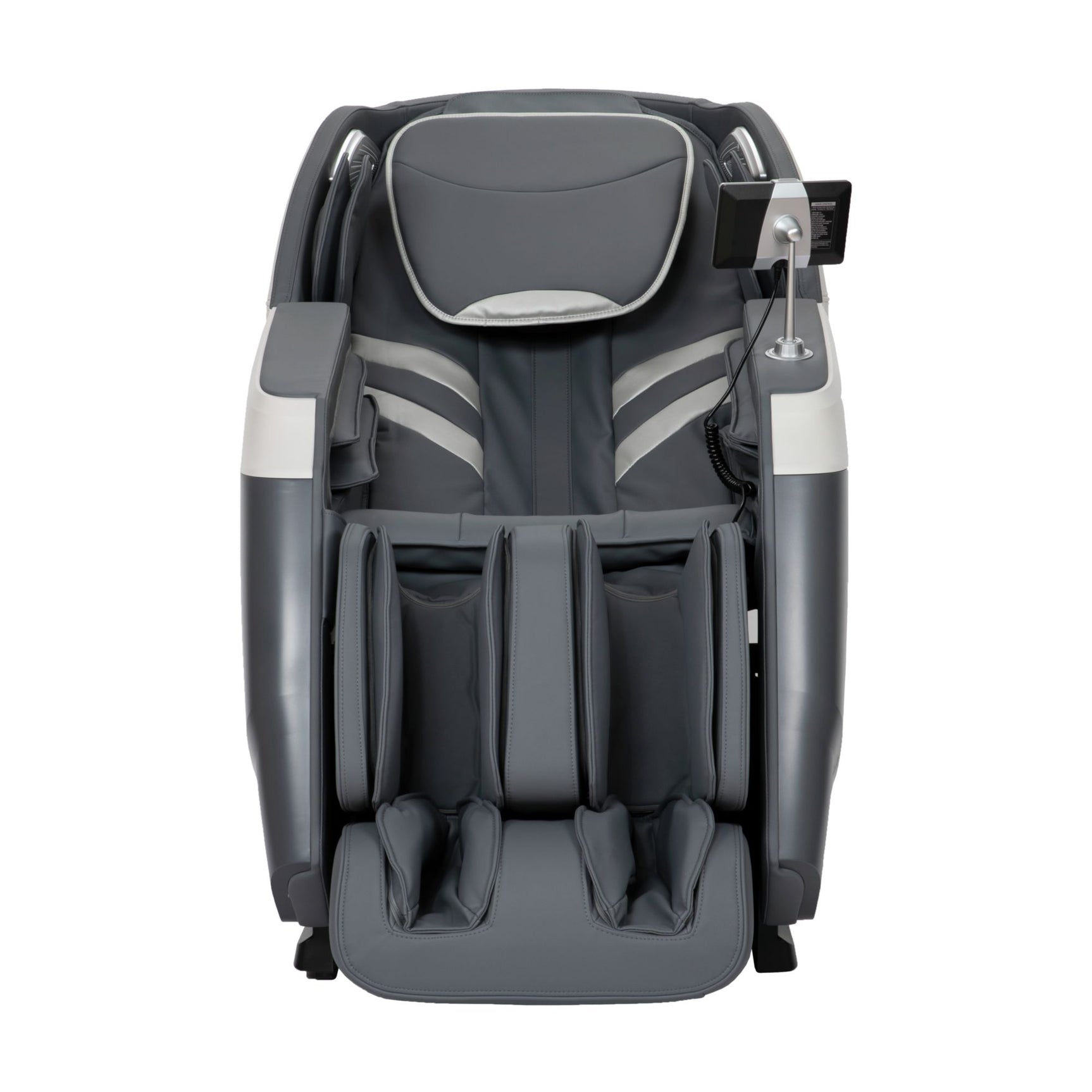 Embrace Massage Chair in Charcoal PU - Tampa Furniture Outlet