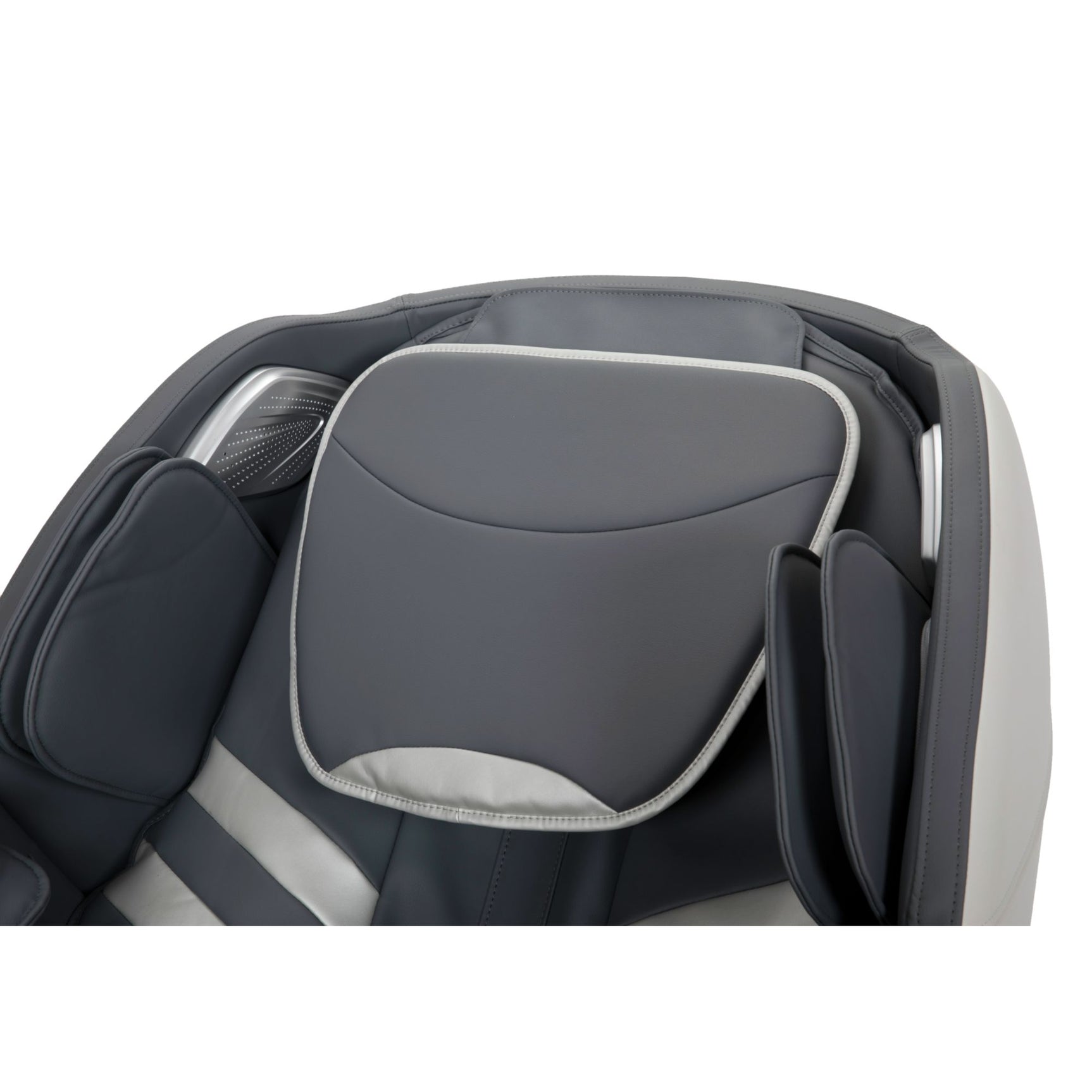 Embrace Massage Chair in Charcoal PU - Tampa Furniture Outlet