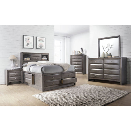 Emily Chest Grey 5Drawer (Sturdy) – SKU EG100CHS-S | Elements
