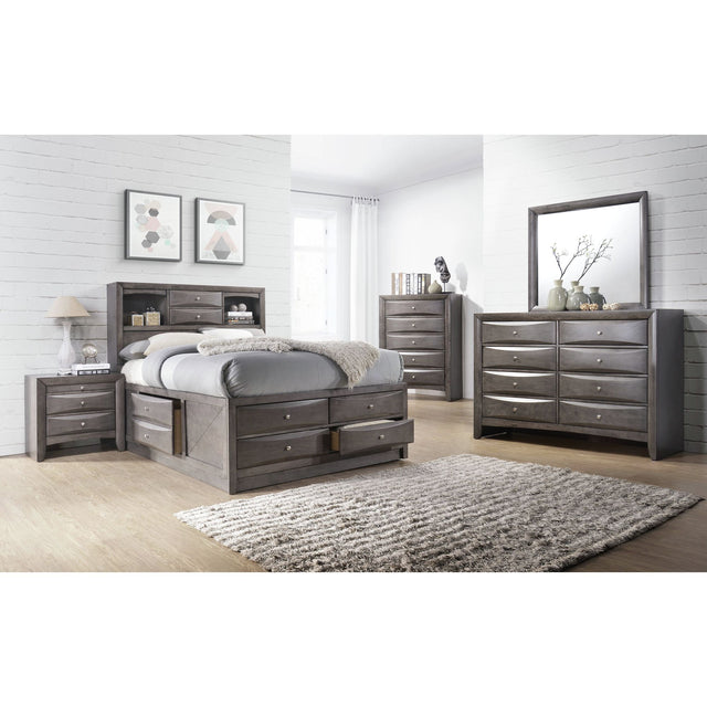 Emily Chest Grey 5Drawer (Sturdy) – SKU EG100CHS-S | Elements