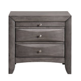 Emily Nightstand Grey - Tampa Furniture Outlet