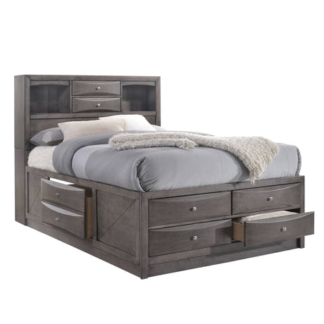 Emily King Storage Bed - Tampa Furniture Outlet