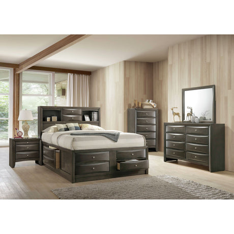 Emily Queen Storage Bed – SKU EG170QB | Elements