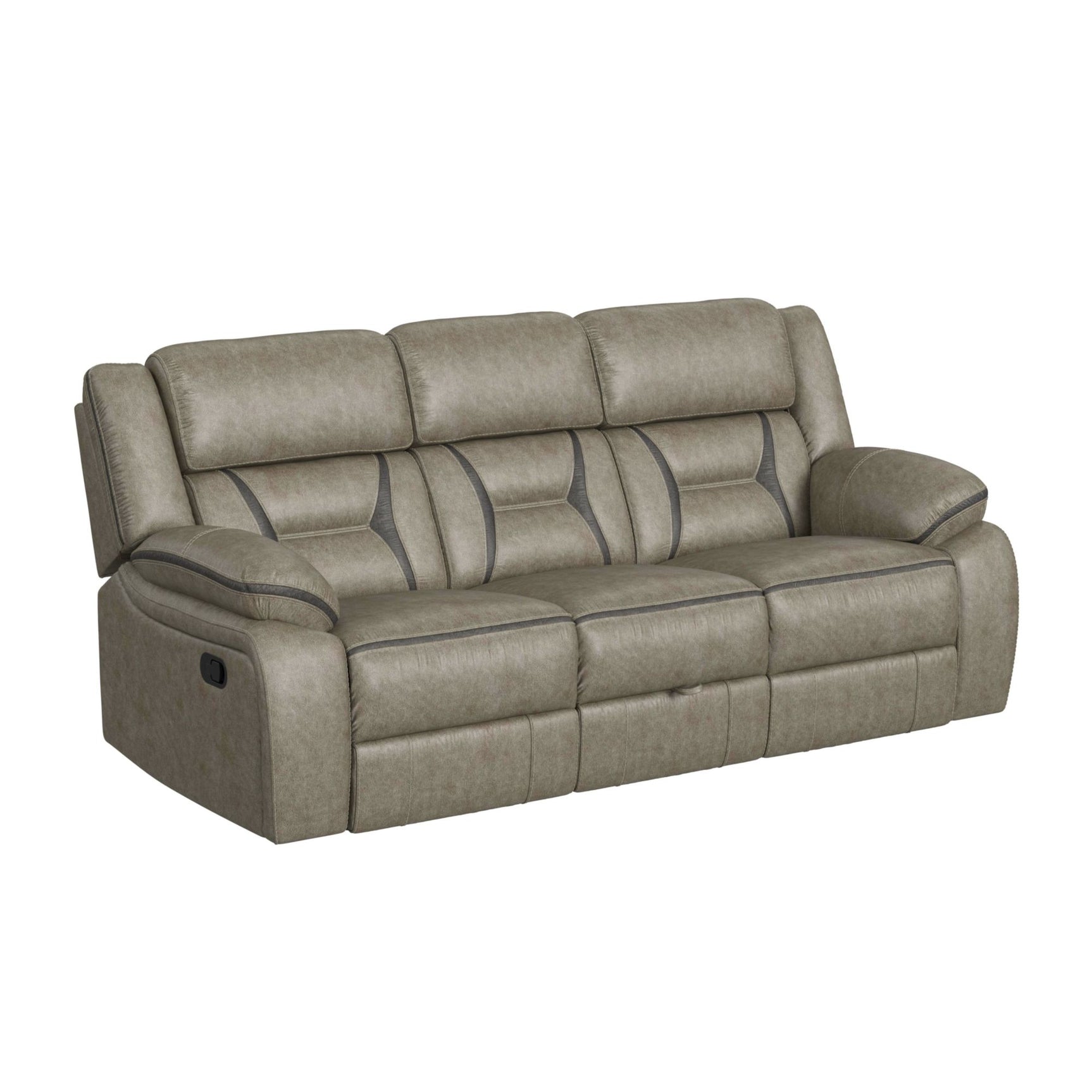 Engage Motion Sofa with DDT, Drawer and PWS in Corral Grey - Tampa Furniture Outlet