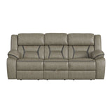Engage Motion Sofa with DDT, Drawer and PWS in Corral Grey - Tampa Furniture Outlet