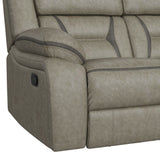 Engage Motion Sofa with DDT, Drawer and PWS in Corral Grey - Tampa Furniture Outlet