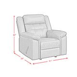 Epic Rocker Recliner in Vine Chestnut - Tampa Furniture Outlet