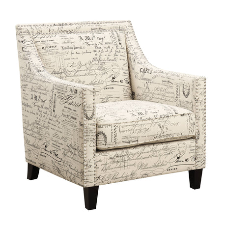 Erica 497 Chair W/Chrome Nails French Script (ISTA 3) - Tampa Furniture Outlet