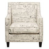 Erica 497 Chair W/Chrome Nails French Script (ISTA 3) - Tampa Furniture Outlet