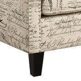 Erica 497 Chair W/Chrome Nails French Script (ISTA 3) - Tampa Furniture Outlet