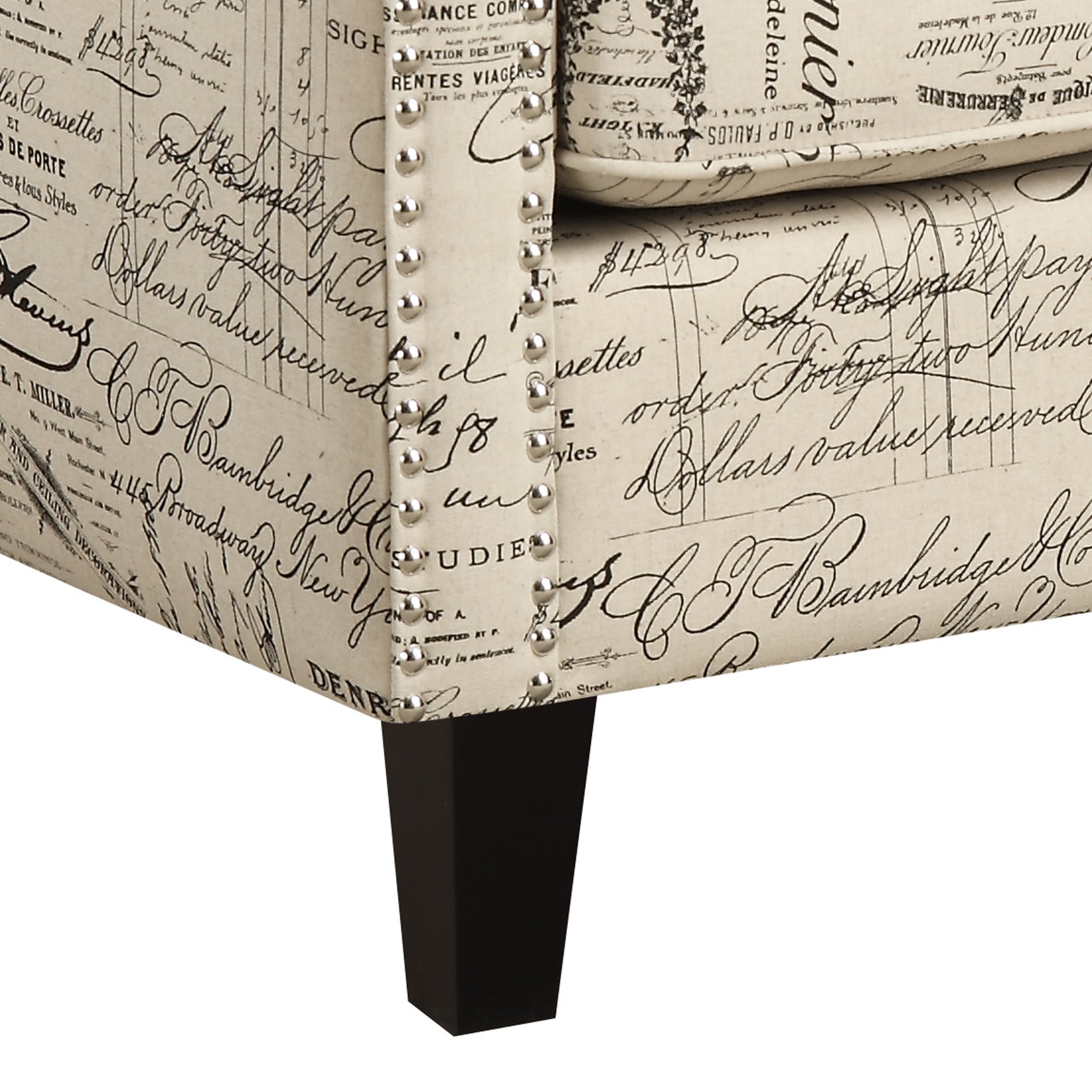 Erica 497 Chair W/Chrome Nails French Script (ISTA 3) - Tampa Furniture Outlet