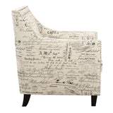 Erica 497 Chair W/Chrome Nails French Script (ISTA 3) - Tampa Furniture Outlet
