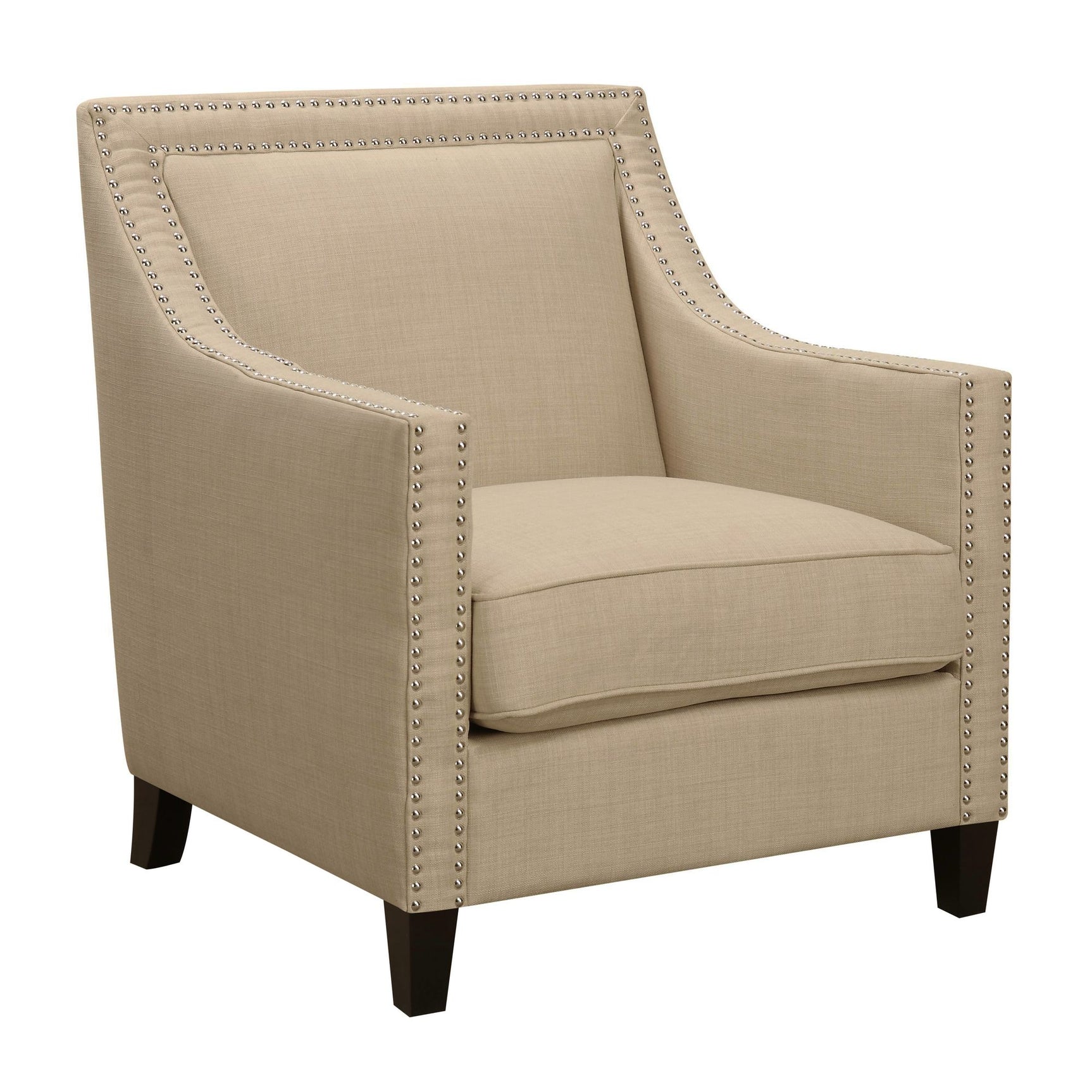 Erica 497 Chair W/Chrome Nails Heirloom Natural (ISTA 3) - Tampa Furniture Outlet