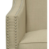Erica 497 Chair W/Chrome Nails Heirloom Natural (ISTA 3) - Tampa Furniture Outlet