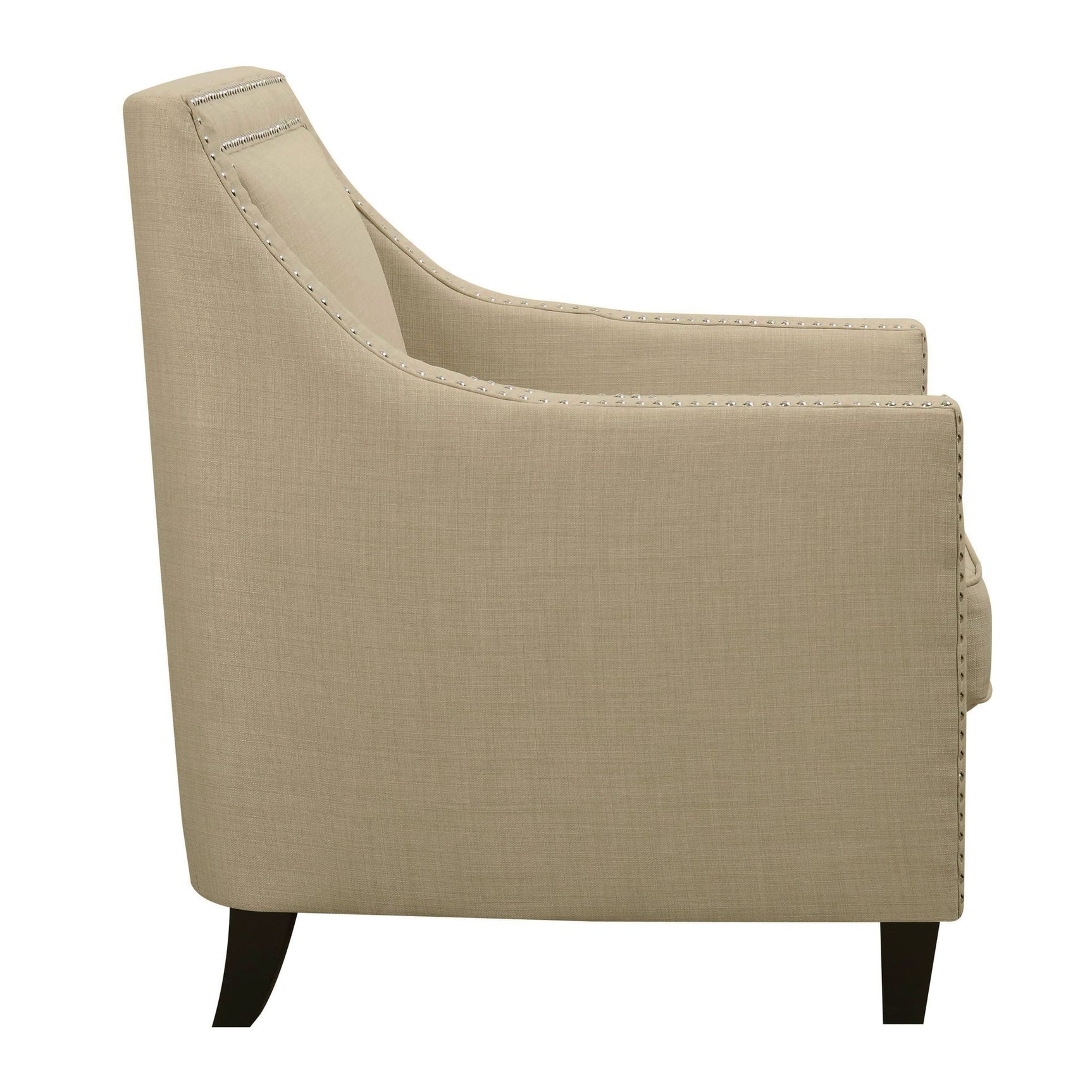 Erica 497 Chair W/Chrome Nails Heirloom Natural (ISTA 3) - Tampa Furniture Outlet