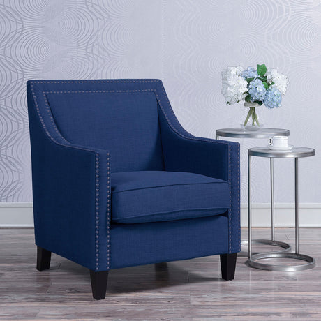 Erica 497 Chair W/Chrome Nails Heirloom Blue (ISTA 3) – SKU UER080100CA | Elements