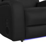 Euphora P3 Power Glider Recliner W/Heat & Massage, Music, Ipad holder W/wireless charger and USBC in Aline Black - Tampa Furniture Outlet