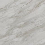 Everdeen Dining Table w/ White Faux Marble Top in Charcoal