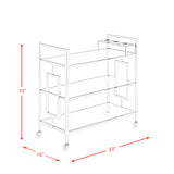 Ezra Serving Cart 3A Packing - Tampa Furniture Outlet